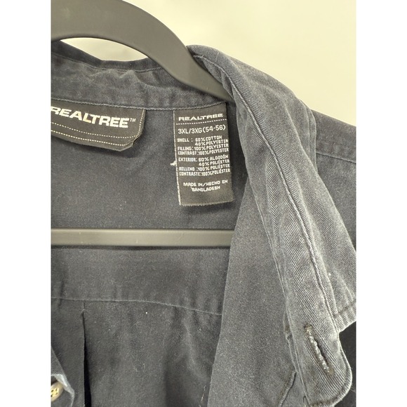 Realtree Camo Patchwork Long Sleeve Button Up Shirt Men's 3XL Big Tall Hunting - Picture 3 of 9